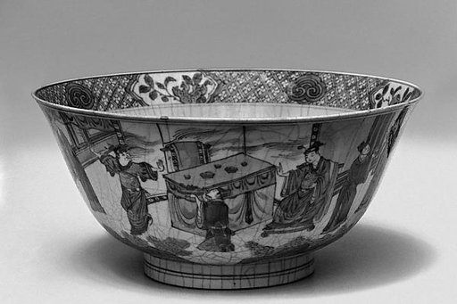 Bowl with narrative scene