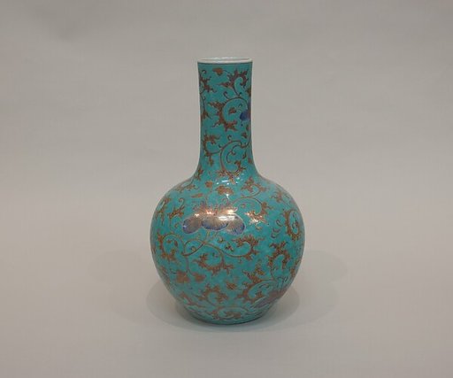 Vase with floral scrolls