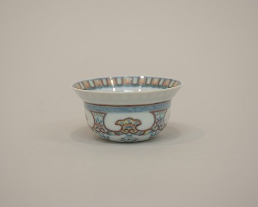 Cup with floral pattern