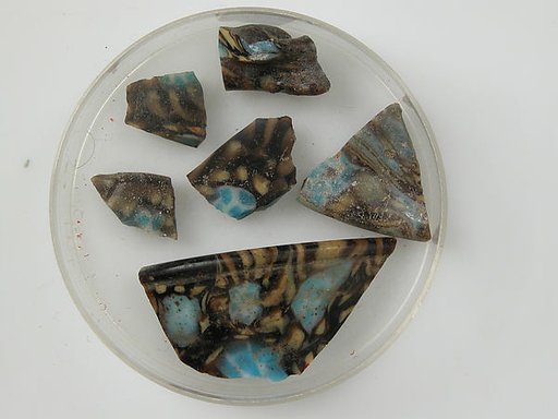 Glass Fragments from a Vessel