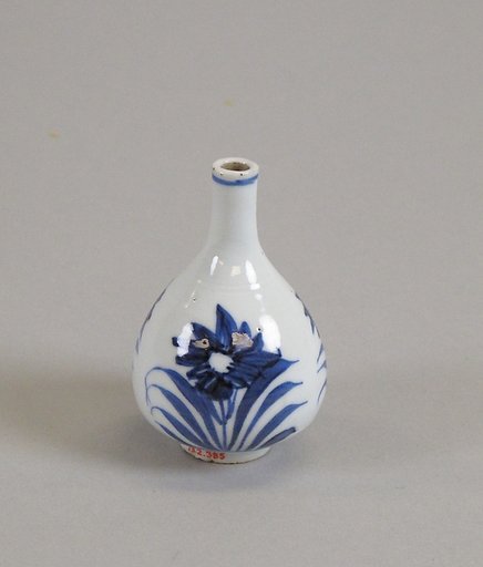 Miniature bottle with flowers