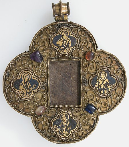 Quatrefoil Mount for a Medieval Ivory of the Crucifixion