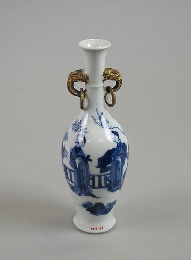 Vase with ladies