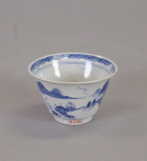 Cup with landscape