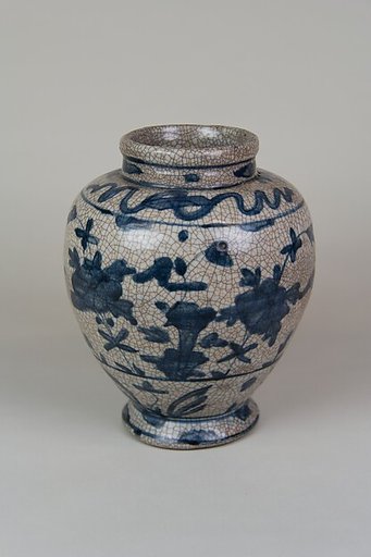 Jar with flowers