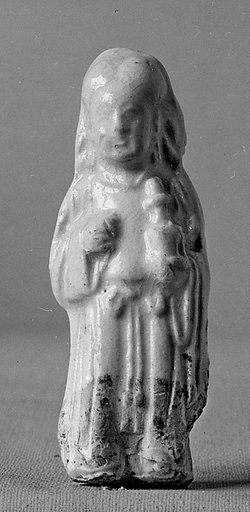 Miniature figure of a standing lady