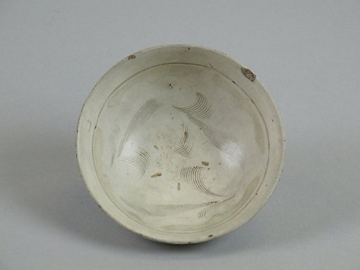 Bowl with wave pattern