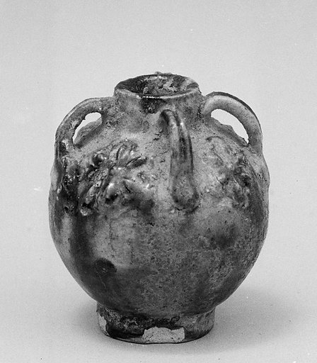 Miniature jar with loop handles