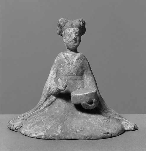 Female musician with drum