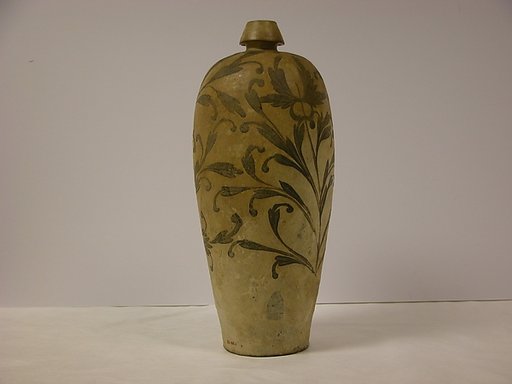 Meiping vase with flowers