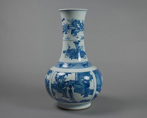 Vase with scenes from Romance of the West Chamber