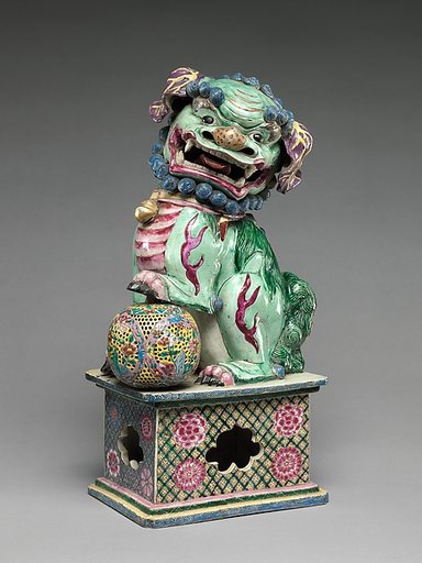 Figure of a lion (one of a pair)