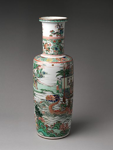 Vase with Scene from the Dragon Boat Festival