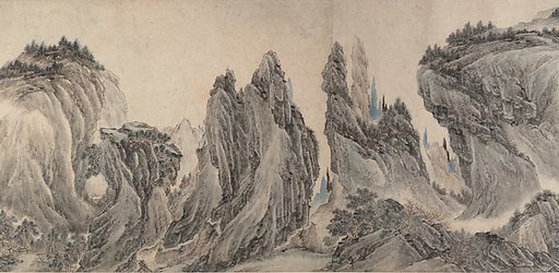 Landscape after Dong Yuan, Juran, Ma Yuan, and Xia Gui