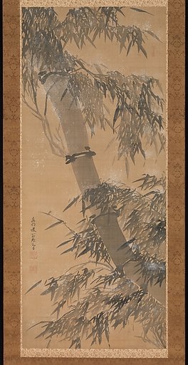 Bamboo in Snow