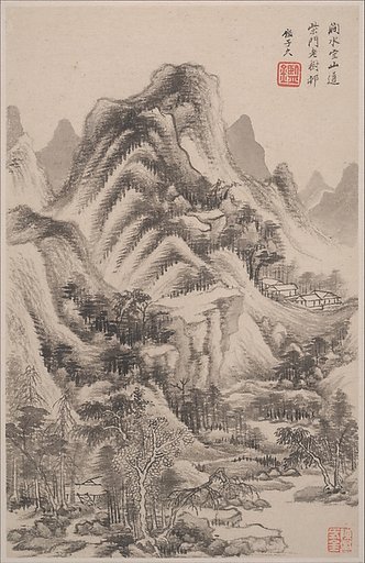 Landscapes in the styles of old masters
