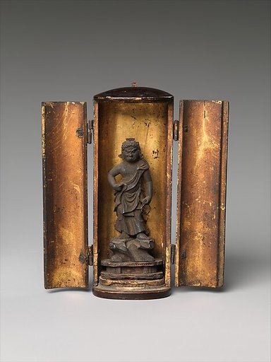 Portable Shrine (zushi) with Fudō Myōō, the Immovable Wisdom King