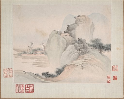 Landscapes painted for Yuweng