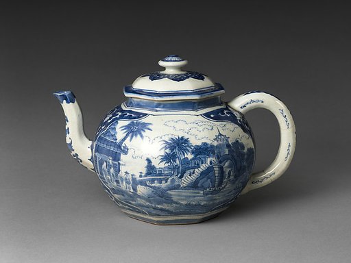 Teapot with Landscape