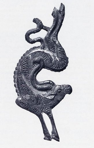 Plaque in the Shape of an Ibex