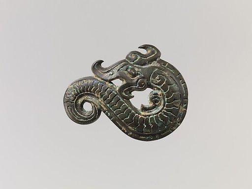 Appliqué in the Form of a Dragon