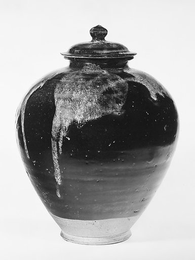 Covered jar