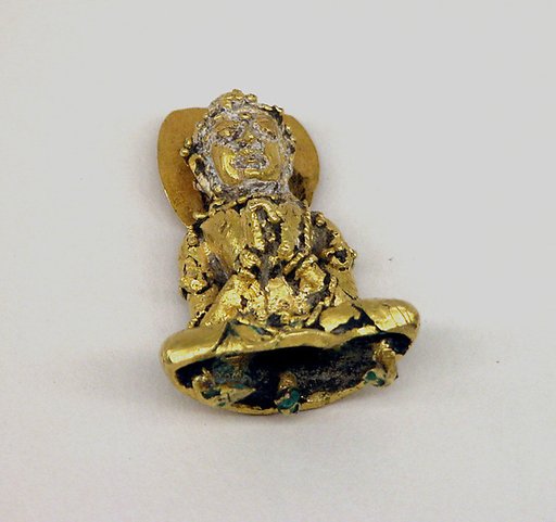 Sculpture of Vairochana with Attached Nimbus