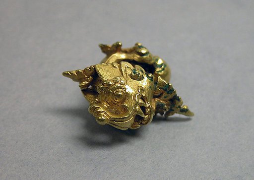 Ear Ornament with Makara Motif