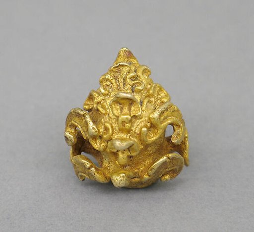 Rod Finial Clip with Foliate Ornamentation