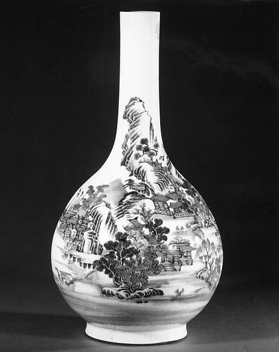 Vase with Garden Scene