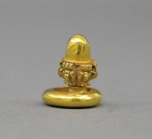 Ear Clip with Lotus Bud Motif