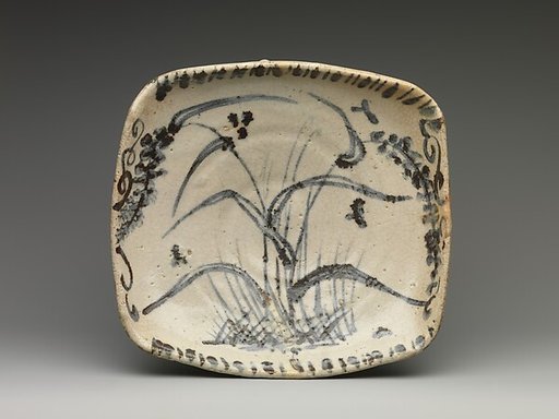 Dish with Reeds
