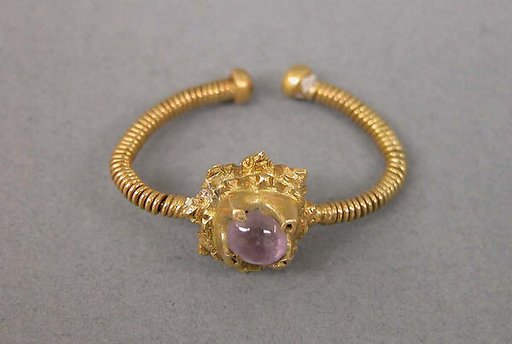 Ring with Purple Stone