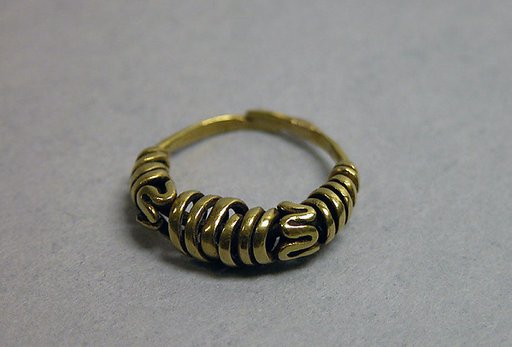 Ring with Twisted Coil Motif