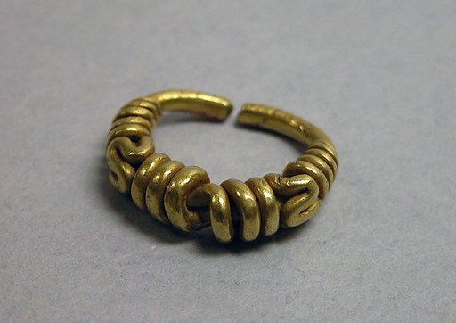 Ring with Twisted Coil Motif