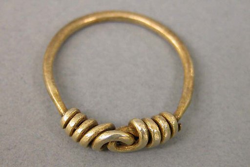 Ring with Twisted Coil Motif