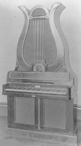 Upright (Lyre) Piano with Pedalboard