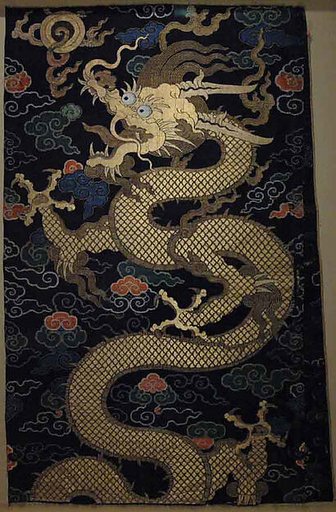 Panel with dragon