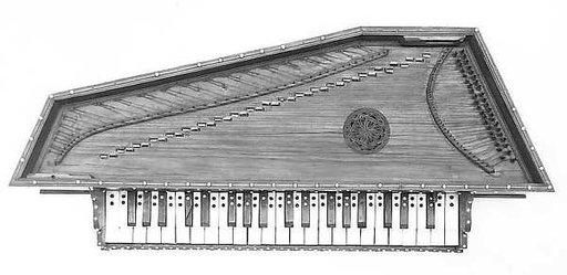 Polygonal Virginal converted to a Tangent Piano