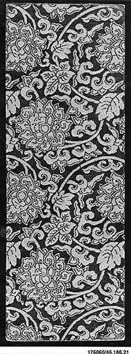 Sutra Cover with Floral Scroll
