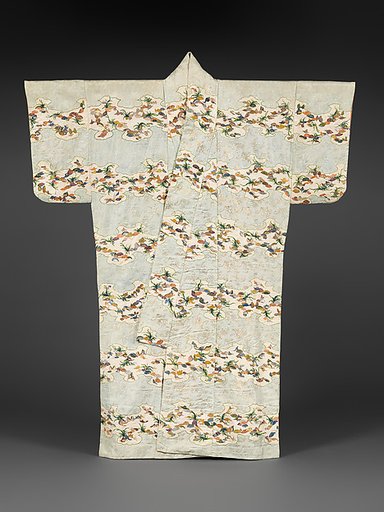 Robe (Kosode) with Shells and Sea Grasses