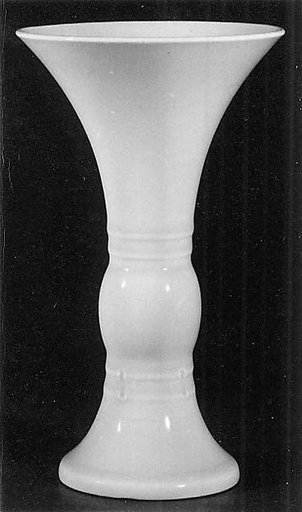 Vase in the shape of an ancient ritual beaker (gu)