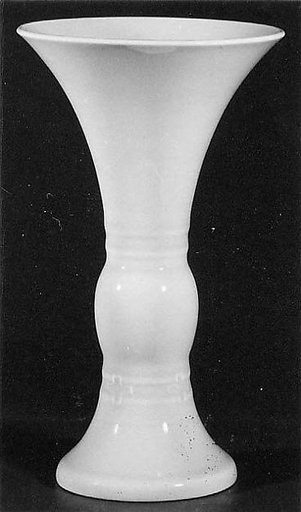 Vase in the shape of an ancient ritual beaker (gu)