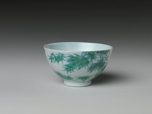 Wine cup with bamboo