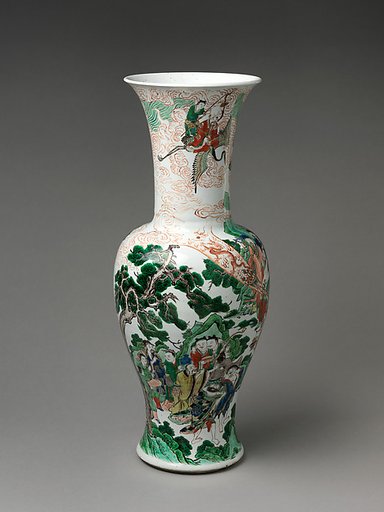 Vase with Daoist Immortals