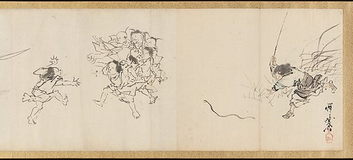Frolicking Figures and Animals