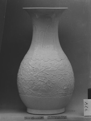 Vase with floral scrolls