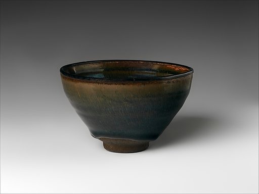 Tea Bowl with Hare’s-Fur Decoration