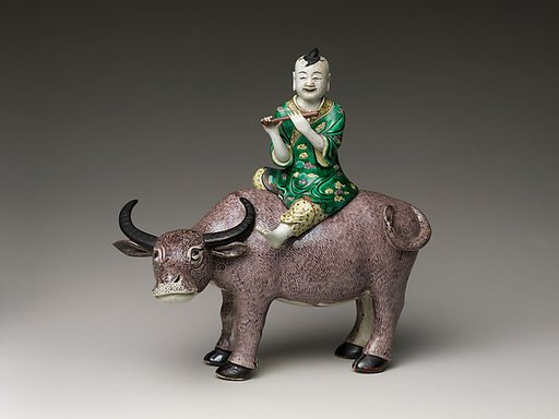 Herdboy Riding a Water Buffalo