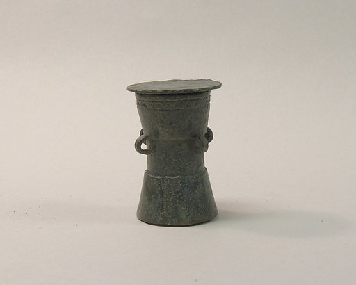 Lime Container in the Form of a "Mloko" Drum